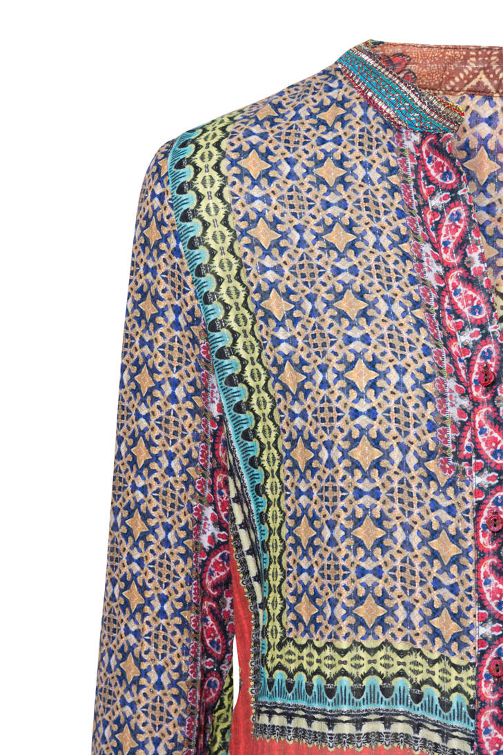met met met print print blouse Desigual blouse print Desigual Desigual blouse blouse Desigual met 7A8Yq7