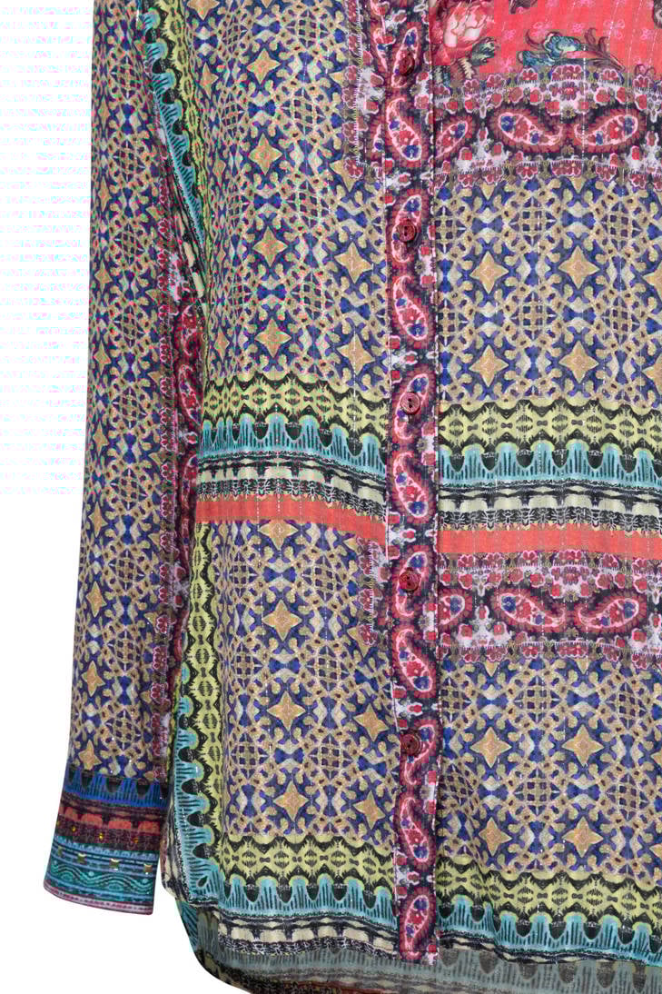 met met met print print blouse Desigual blouse print Desigual Desigual blouse blouse Desigual met 7A8Yq7