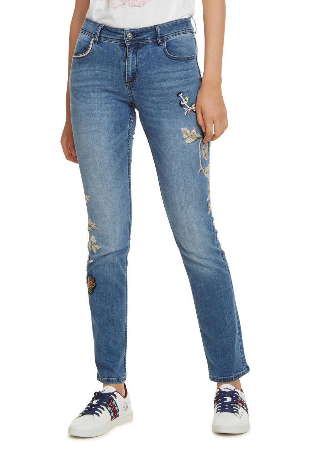 Desigual jeans met borduursels | wehkamp