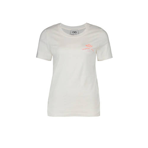 Cks Normie T Shirt Met Tekst Gebroken Wit cks kopen in de aanbieding