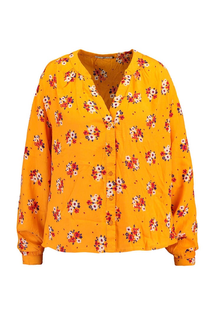 Today America gebloemde okergeel America Today blouse gebloemde FqtcwyRgp0