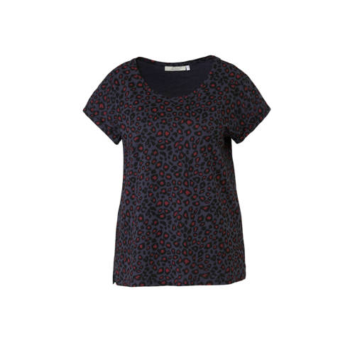 Ca Xl Clockhouse T Shirt Met Panterprint Blauw ca kopen in de aanbieding Ca Xl Clockhouse T Shirt Met Panterprint Blauw ca kopen in de aanbieding