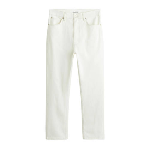 Mango Slim Fit En High Waisted Jeans Wit mango kopen in de aanbieding Mango Slim Fit En High Waisted Jeans Wit mango kopen in de aanbieding
