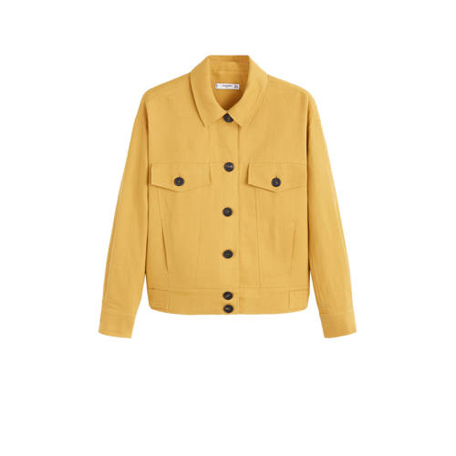 Mango Jasje Geel mango kopen in de aanbieding