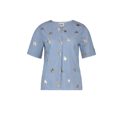 Cks Nairobi Gestreepte Top Met Allover Print cks kopen in de aanbieding Cks Nairobi Gestreepte Top Met Allover Print cks kopen in de aanbieding