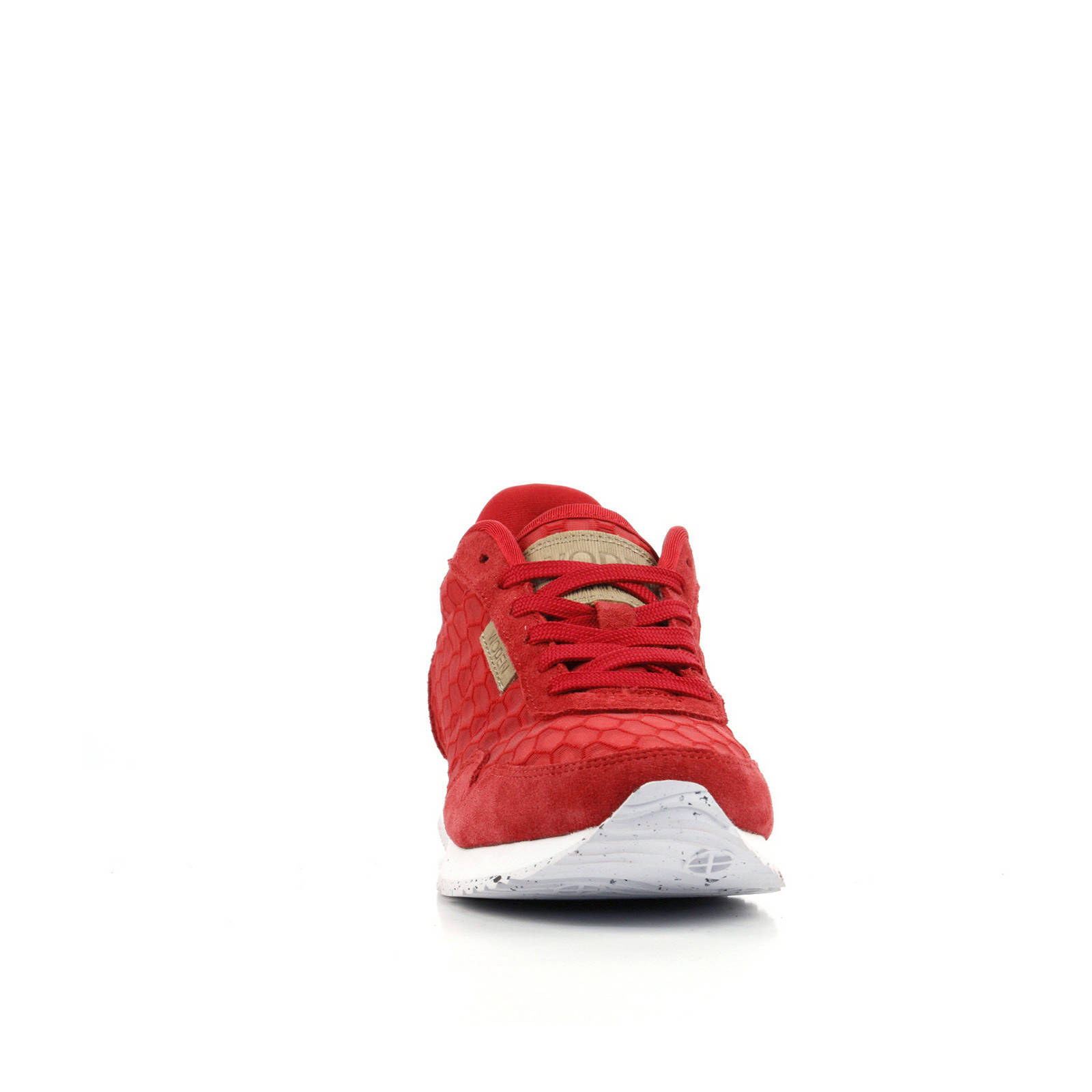 Woden Nora II Mesh sneakers rood | wehkamp