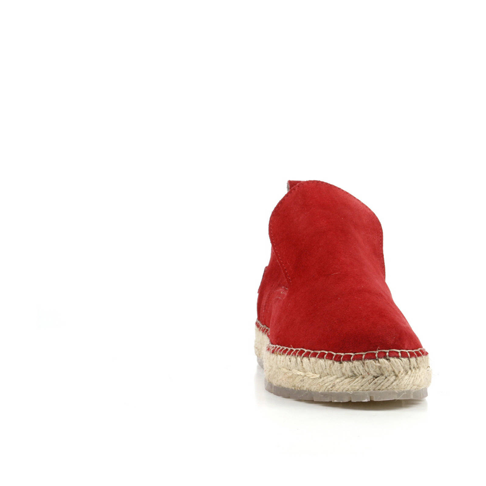 Shabbies Amsterdam suède espadrilles rood | wehkamp