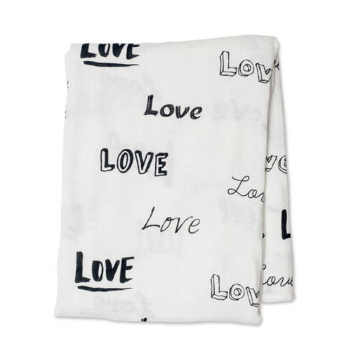 Lulujo Wikkeldeken Love lulujo kopen in de aanbieding