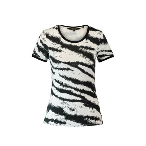 Coolcat T Shirt Met Zebraprint Zwartwit coolcat kopen in de aanbieding Coolcat T Shirt Met Zebraprint Zwartwit coolcat kopen in de aanbieding