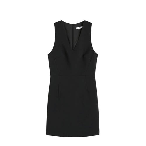 Mango Getailleerde Jurk Zwart mango kopen in de aanbieding Mango Getailleerde Jurk Zwart mango kopen in de aanbieding