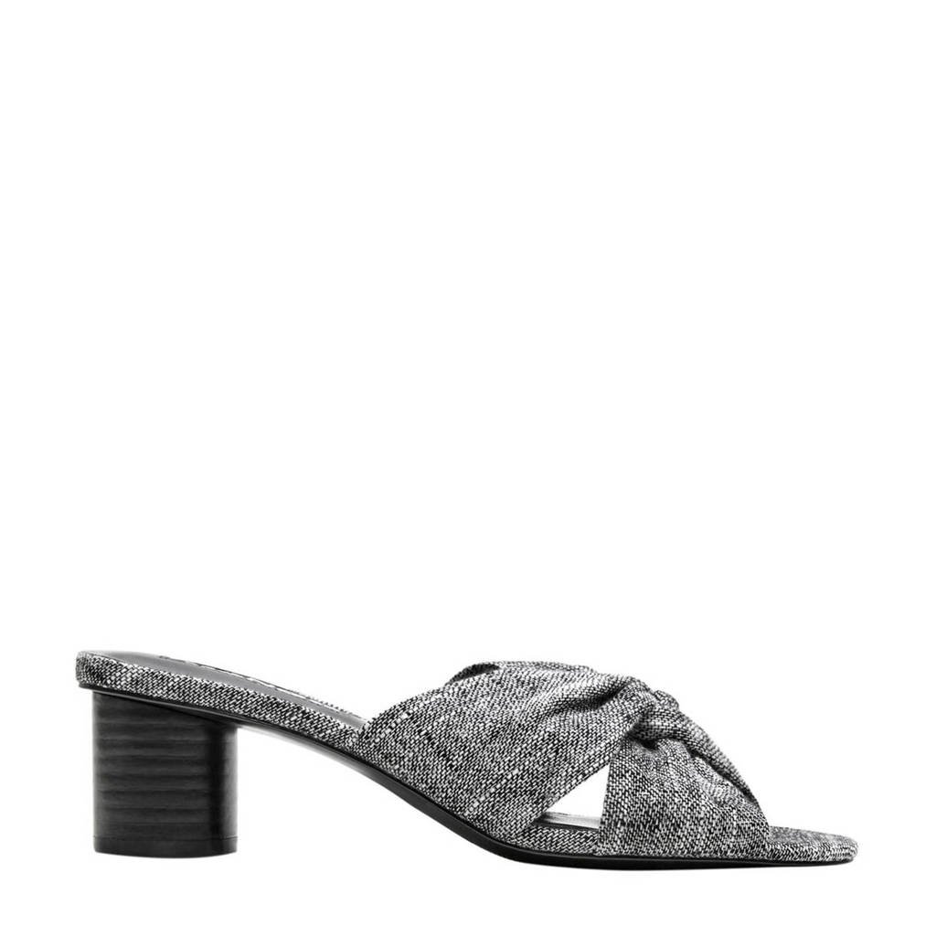 Mango sandalen gemêleerd grijs, Grijs
