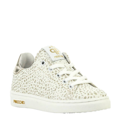 Pinocchio Leren Sneakers Witgoud pinocchio kopen in de aanbieding