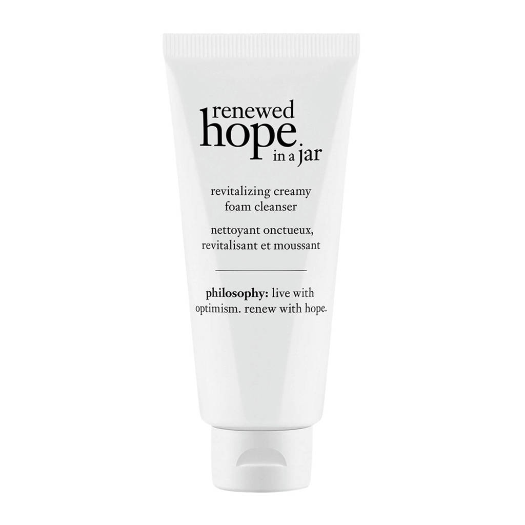 philosophy renewed hope in a jar revitalizing creamy foam gezichtsreiniger - 150 ml