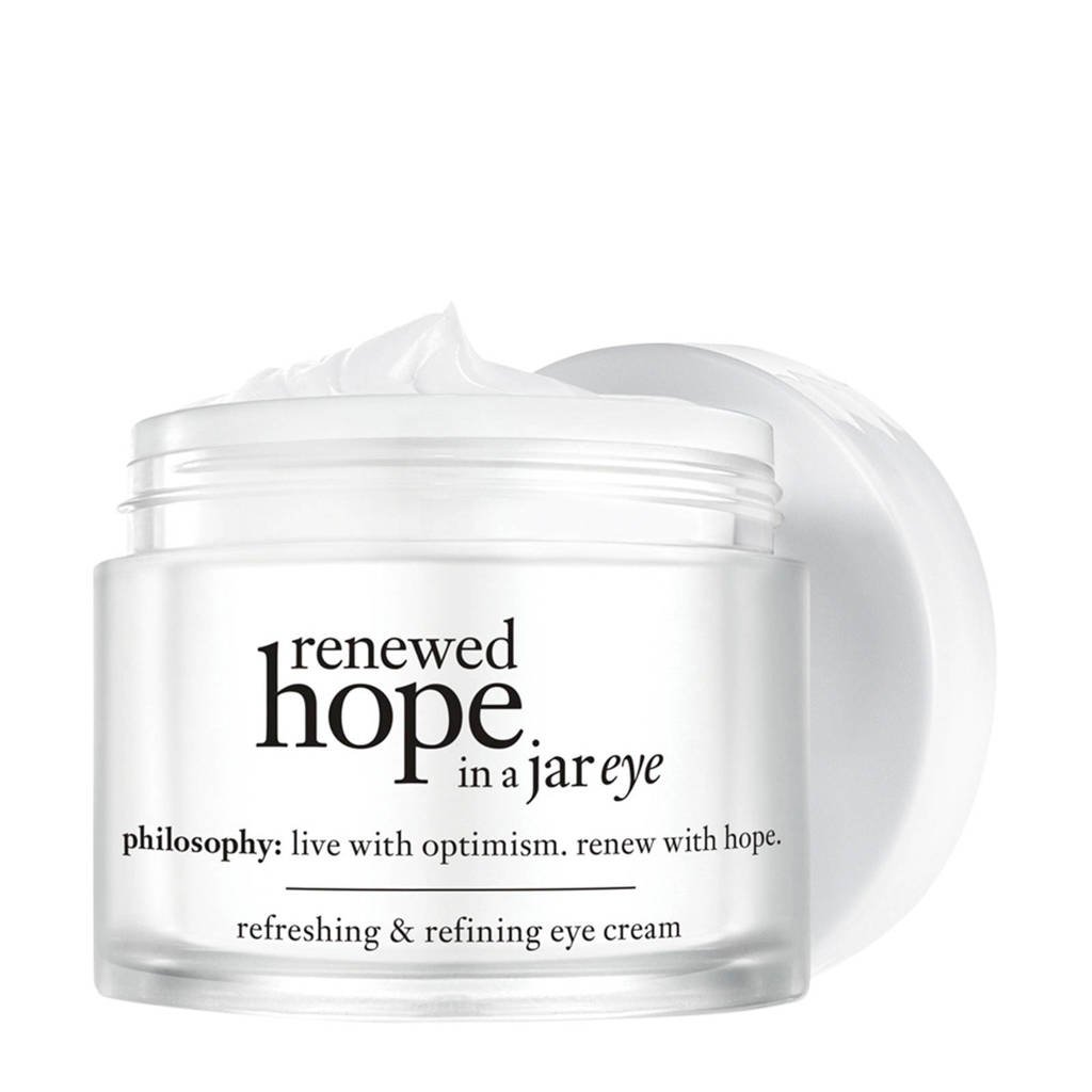 philosophy renewed hope in a jar refreshing & refining oogcrème - 15 ml