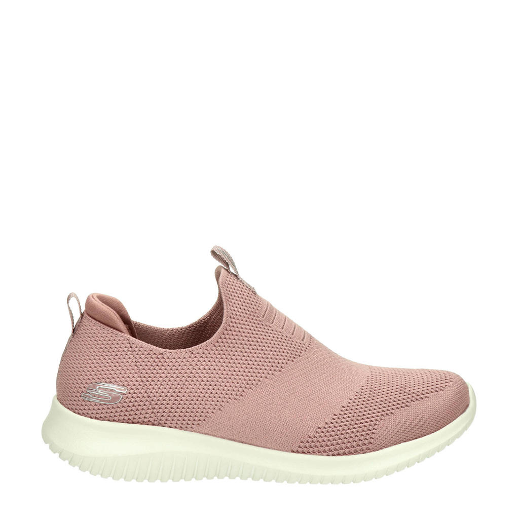 Skechers Stretch Knit SN 12837 sneakers oudroze | wehkamp
