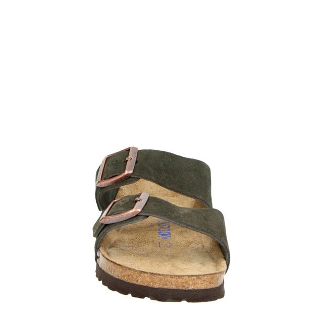 birkenstock arizona suede leather forest