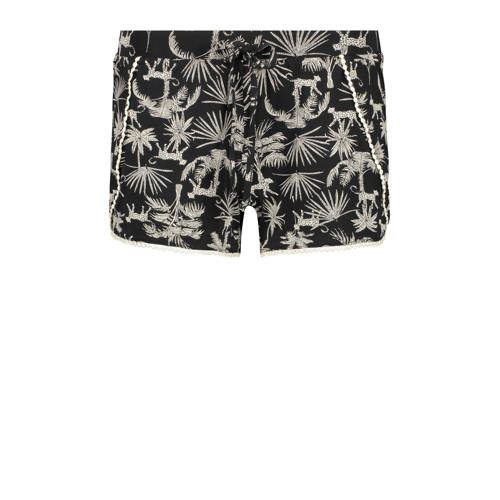 Hunkemoller Pyjamashort Met All Over Print Zwart hunkemoller kopen in de aanbieding Hunkemoller Pyjamashort Met All Over Print Zwart hunkemoller kopen in de aanbieding