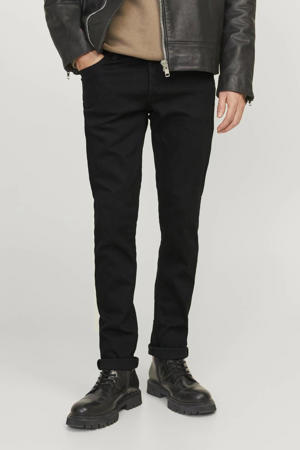 slim fit jeans JJIGLENN JJORIGINAL black denim
