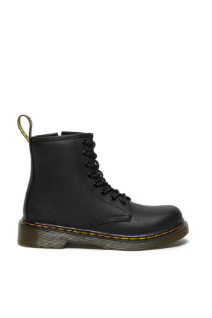 1460 J Kleuter/Tiener leren veterboots zwart