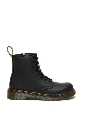 1460 J Kleuter/Tiener leren veterboots zwart
