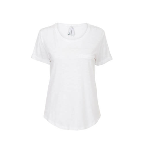 Miss Etam Regulier T Shirt Wit miss etam kopen in de aanbieding