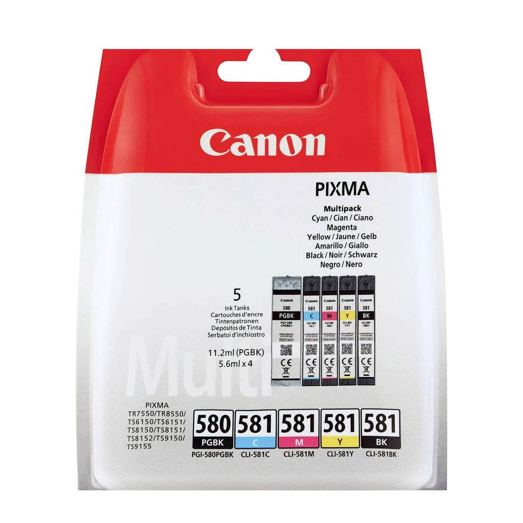 Canon PGI-580/CLI-581 voordeelpak inktcatridges, Multi