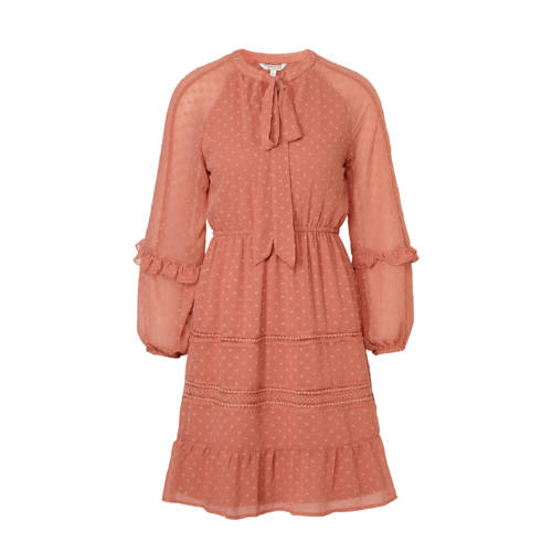 Ca Clockhouse Voile Jurk Oudroze ca kopen in de aanbieding
