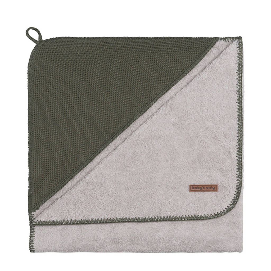 Baby's Only Classic badcape 85x75 cm khaki, Khaki
