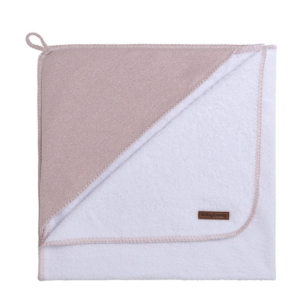Baby's Only badcape 75x85 Sparkle zilver/roze, Zilver/roze