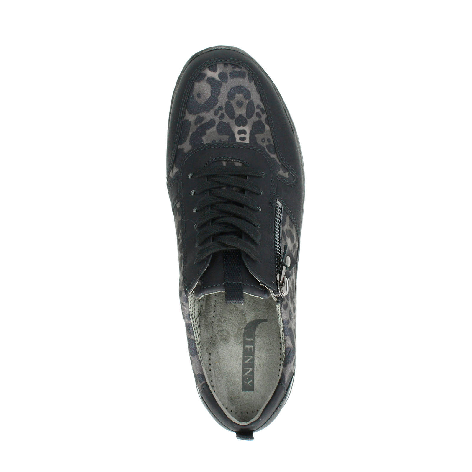 Jenny sneakers zwart/panterprint | wehkamp
