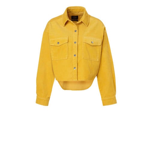 Ca Clockhouse Corduroy Jasje Geel ca kopen in de aanbieding