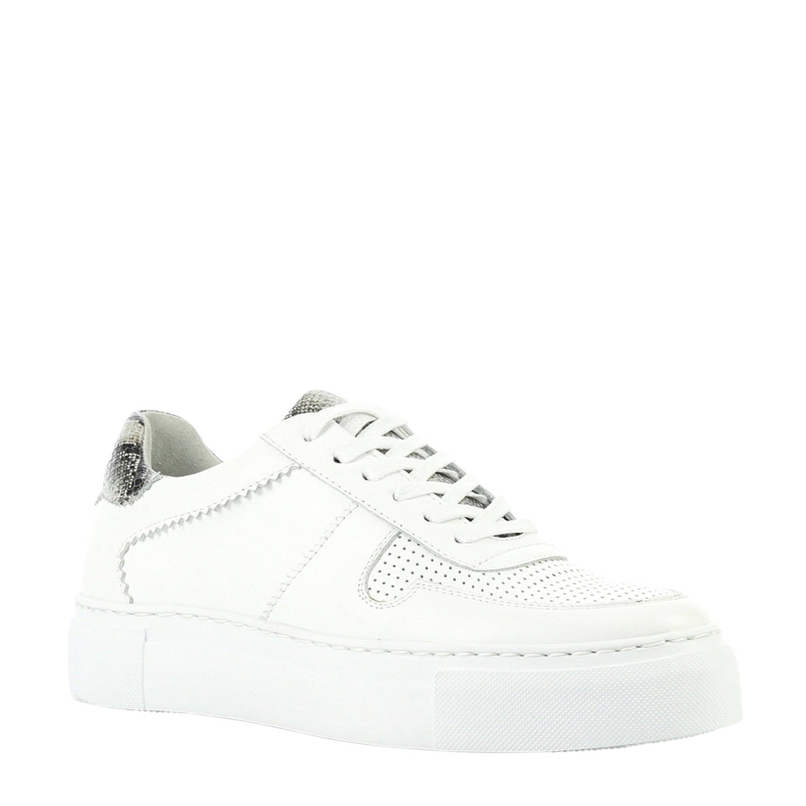 Mace 13918 leren sneakers wit | wehkamp