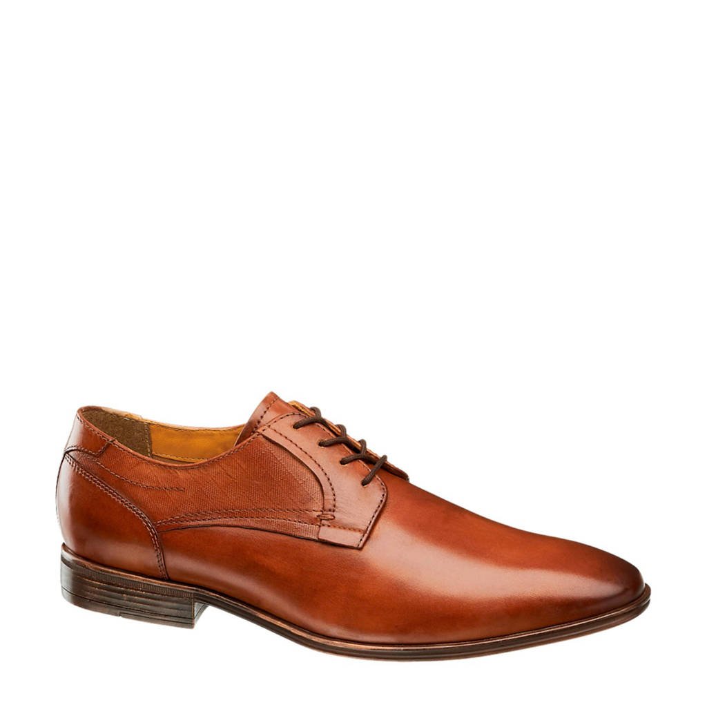 Am Cognac Veterschoenen Veterschoenen Am Leren Leren Cognac Shoe Shoe rOqwr5