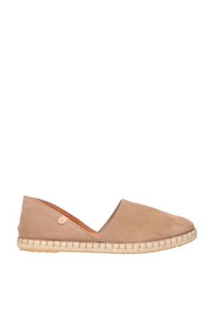 Carmen suède espadrilles taupe