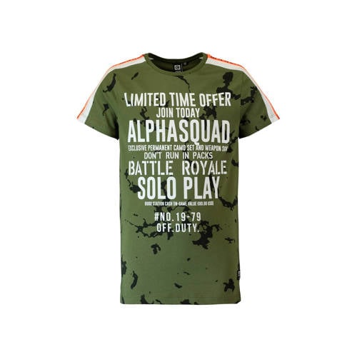 Coolcat T Shirt Met Print En Tekst Groen coolcat kopen in de aanbieding