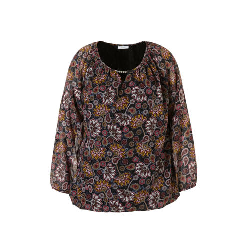 Ca Xl Yessica Gebloemde Voile Top Donkerblauw ca kopen in de aanbieding Ca Xl Yessica Gebloemde Voile Top Donkerblauw ca kopen in de aanbieding