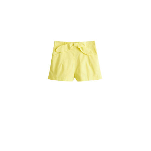 Mango Kids Korte Broek Met Strik Geel mango kids kopen in de aanbieding