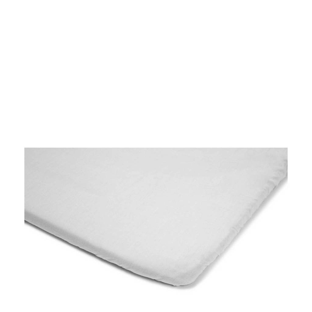 AeroMoov katoenen hoeslaken Instant Travel Cot 110x60 cm Wit