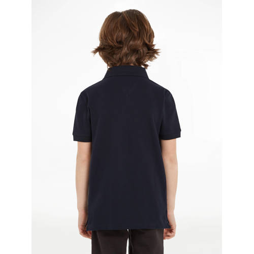 Tommy Hilfiger piqué polo donkerblauw