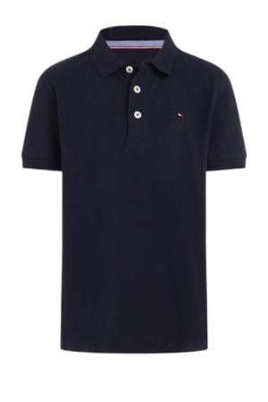 piqué polo donkerblauw