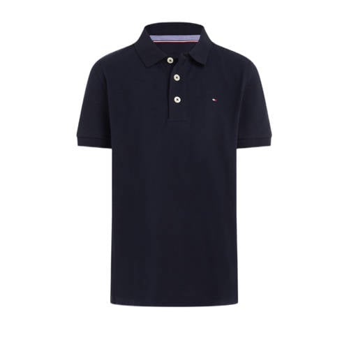 Tommy Hilfiger piqué polo donkerblauw afbeelding
