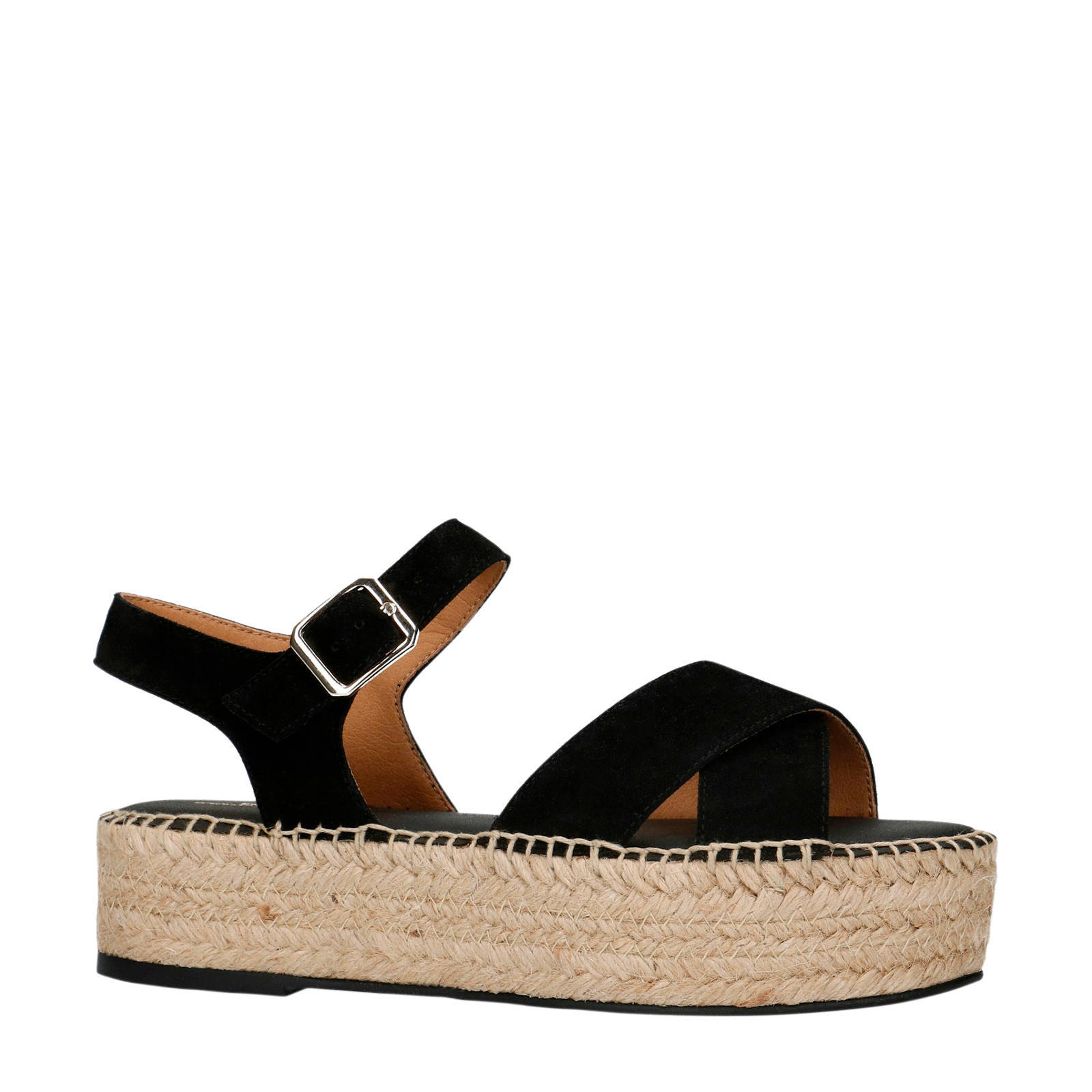 Zaar plateau sandalen - black | Slippers \u0026 Sandalen | ESUALS.nl - Esuals |  Webshop \u0026 Boutique in dameskleding