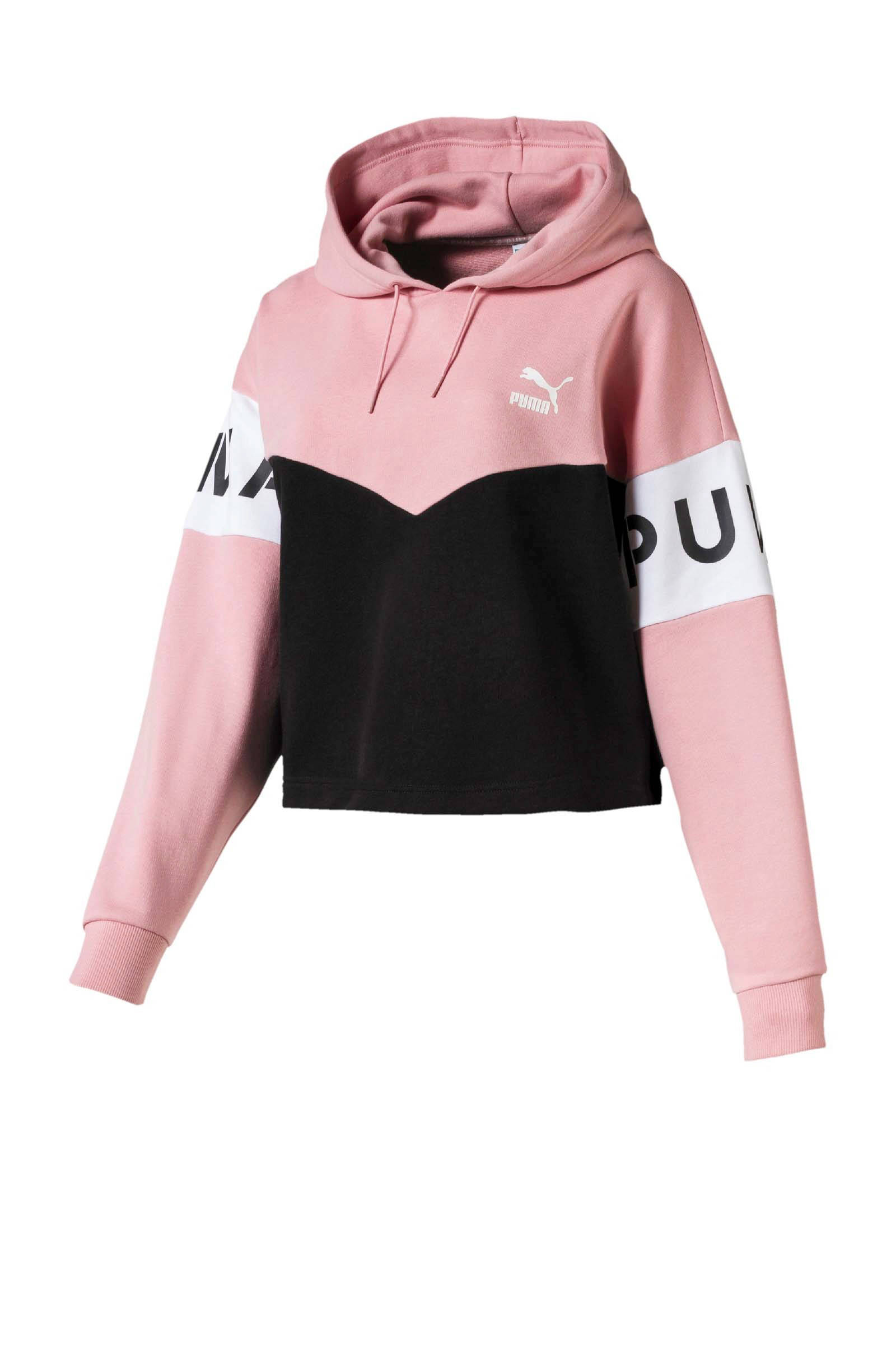 Puma RSX3 TWILL Wit / Zwart / Roze - Schoenen Lage sneakers Dames € 115,00