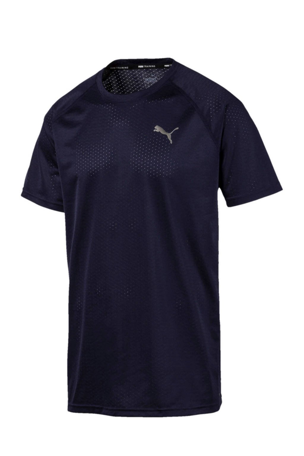 Puma sport T-shirt donkerblauw, Donkerblauw