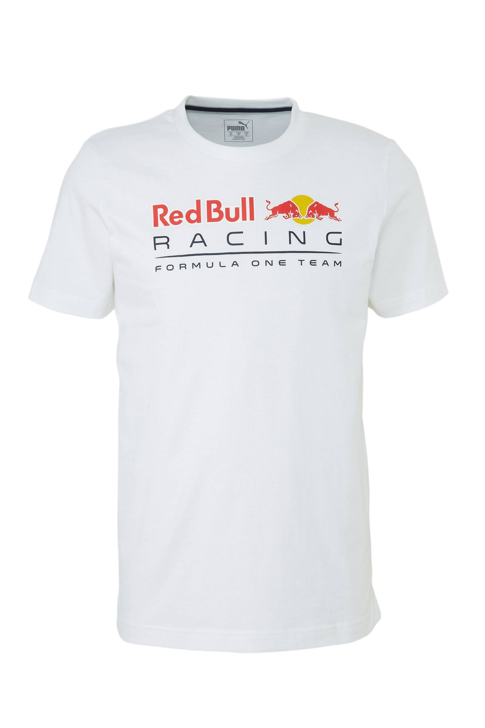 Puma Red Bull Racing T-shirt wit | wehkamp