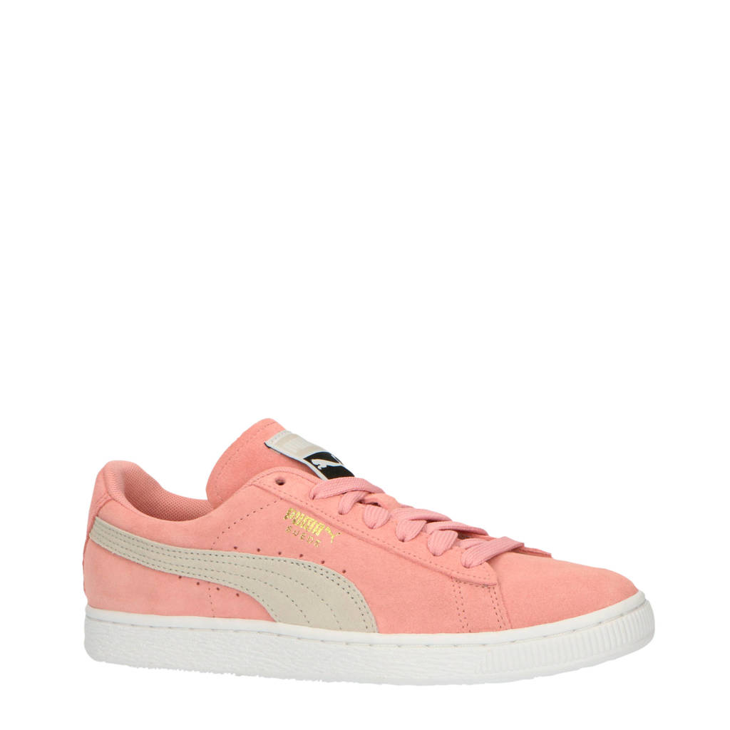 Puma Classic  suède sneakers roze, Roze/beige