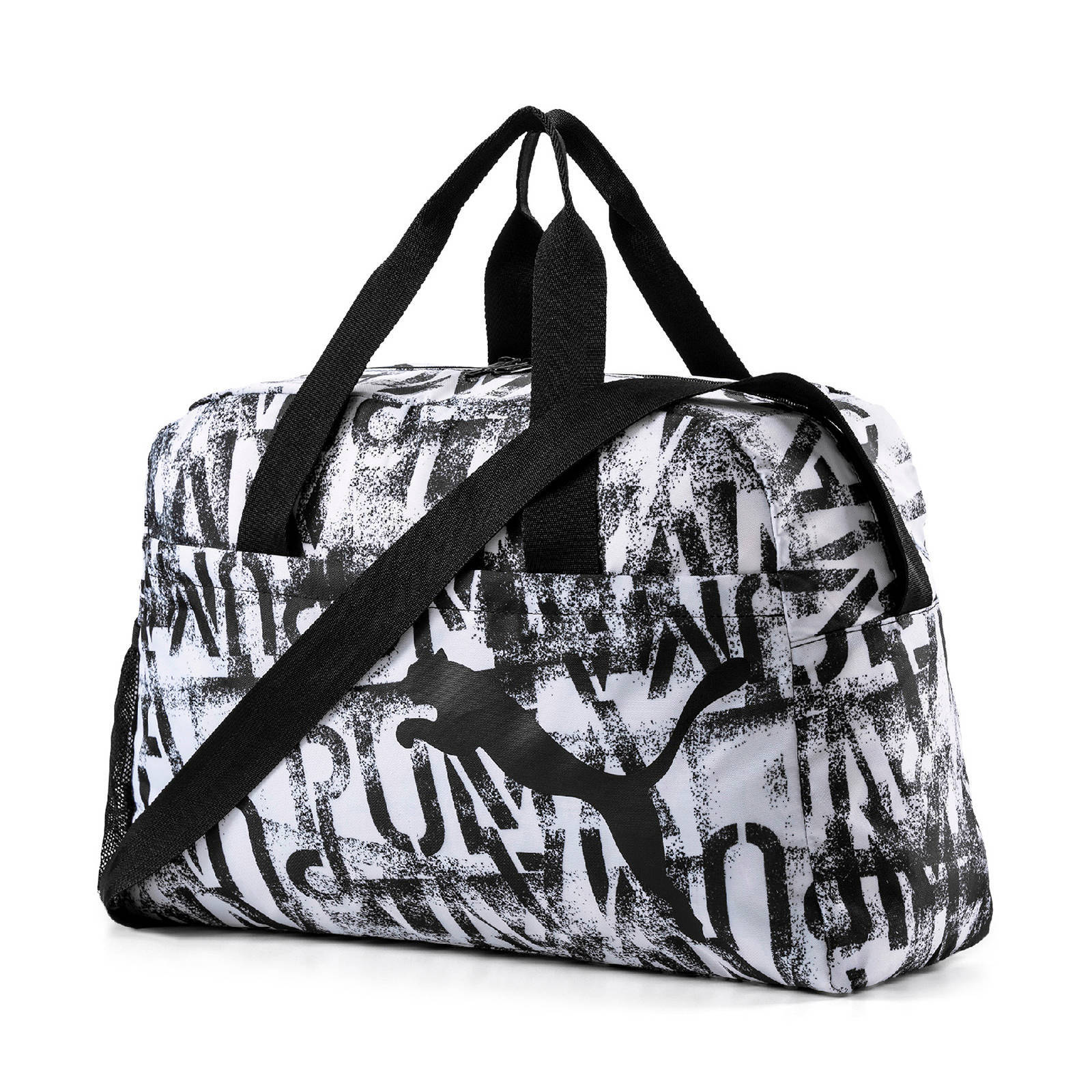 Puma At Ess sporttas zwart/wit | wehkamp