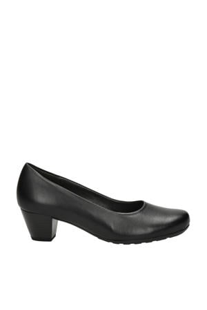 leren pumps zwart