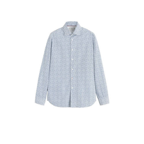 Mango Man Katoenen Slim Fit Overhemd Met Allover Print mango man kopen in de aanbieding Mango Man Katoenen Slim Fit Overhemd Met Allover Print mango man kopen in de aanbieding