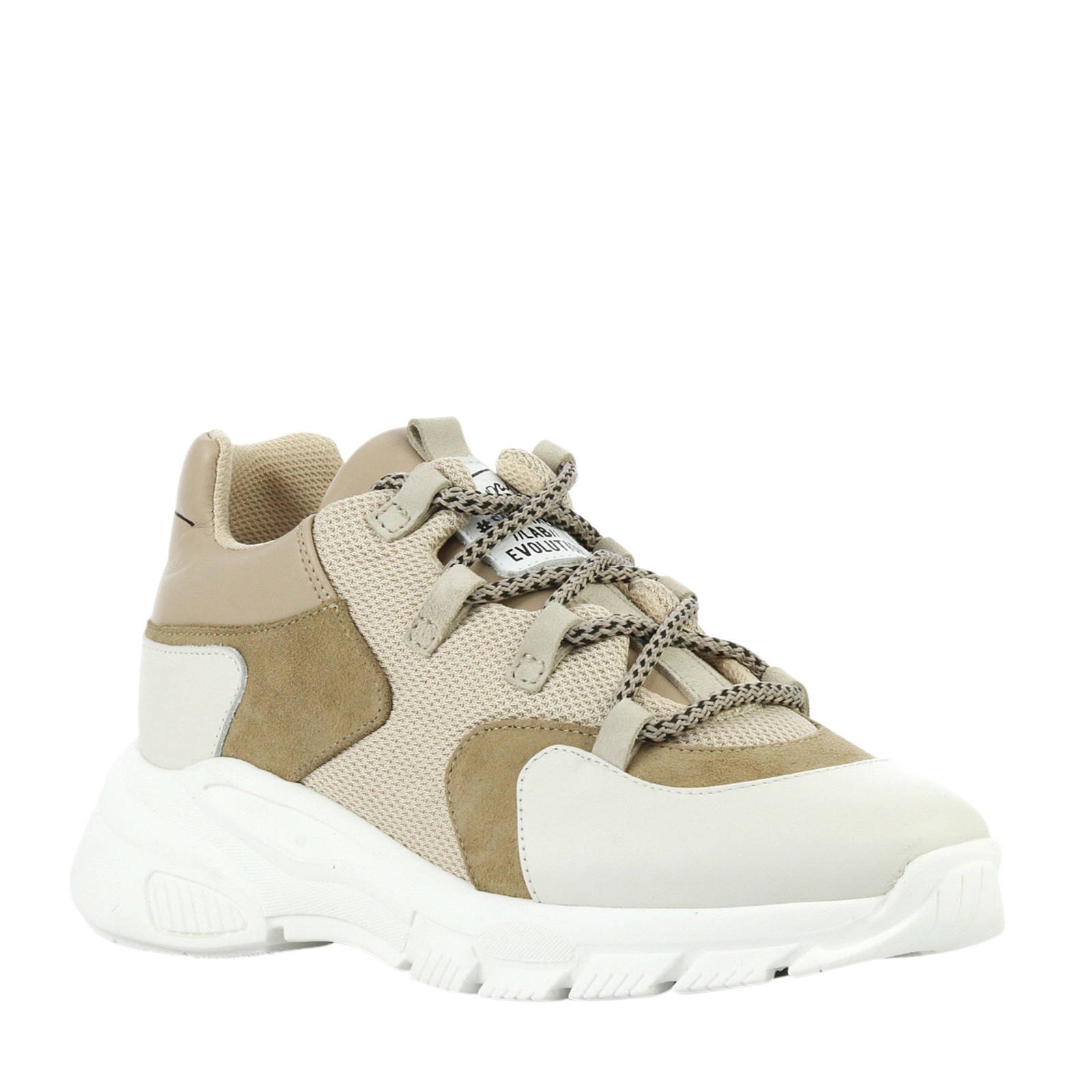 beige sneakers